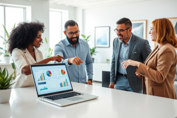 A person analyzing data using AI tools for quick insights.