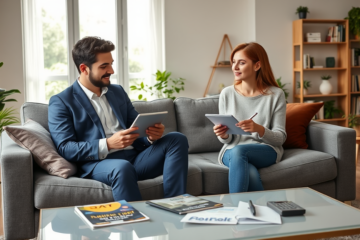 A person managing finances with flexible credit options.