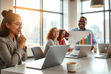 A person surprised by amazing deals and offers.