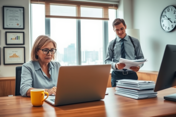 A person reviewing loan documents safely and confidently.