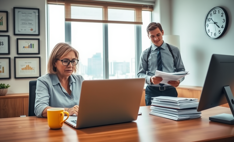 A person reviewing loan documents safely and confidently.