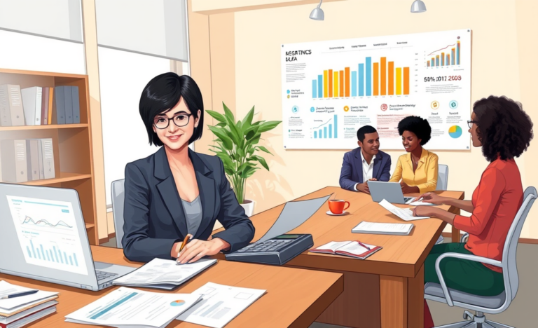 A person analyzing their credit report and scores.