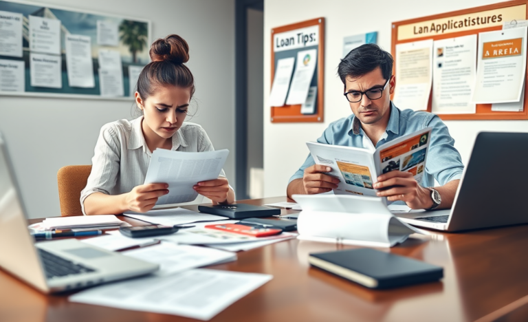 Common mistakes to avoid when applying for a loan.